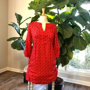 ELIZABETH MCKAY BIT PRINT TUNIC STYLE DRESS